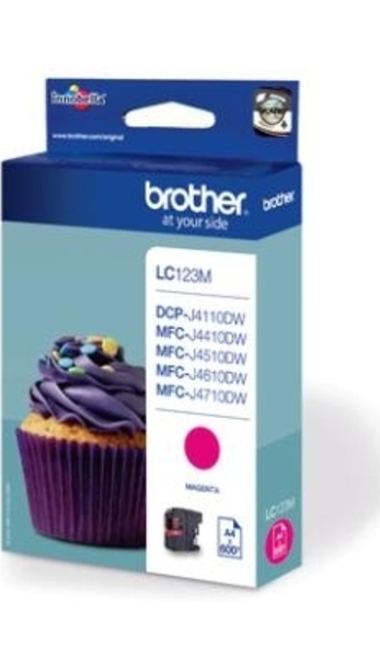 Brother Tusz LC123 Magenta 600sh