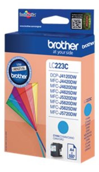 Brother Tusz LC223C Cyan 550str 