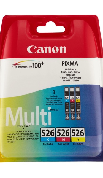 Canon Tusz CLI-526 CMY 3pack 3 x 520s 