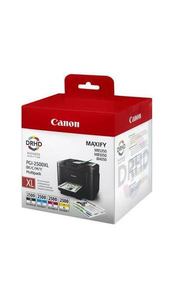 Canon Tusz PGI-2500XL Multipack Black: 70,9 ml, 2500 stron, CMY: 3 x 19,