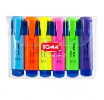 Zakreślacz Toma 334 Mistral komplet 6 kolorów