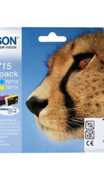 Epson Tusz Stylus D78 T0715 CMYK 4pack 7,4ml + 3x5,5ml