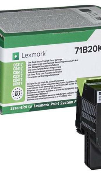 Lexmark Toner 71B20K0 Black 3K zwrotny