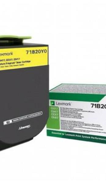 Lexmark Toner 71B20Y0 Yellow 2,3K 