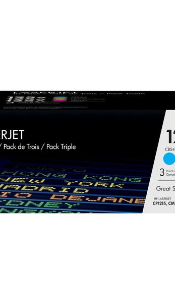 HP Toner nr 125A CF373AM 3pack CMY CB541,CB542,CB543