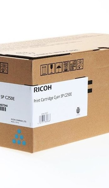 Ricoh Toner SPC250E 407544 Cyan 1,6k 