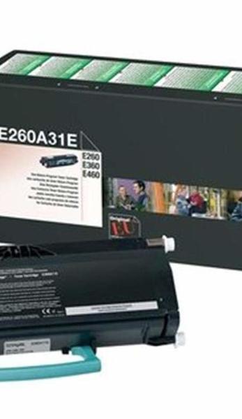 Lexmark Toner E26x E260A31E Black 3,5K 