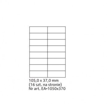 Etykieta samoprzylepna 105*37