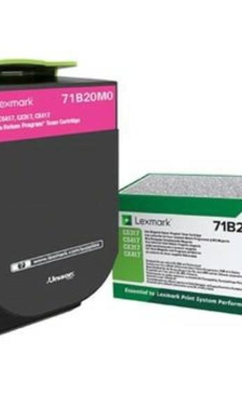 Lexmark Toner 71B20M0 Magenta 2,3K 