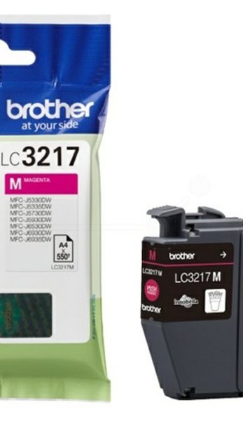 Brother Tusz LC3217M Magenta 0,55K 