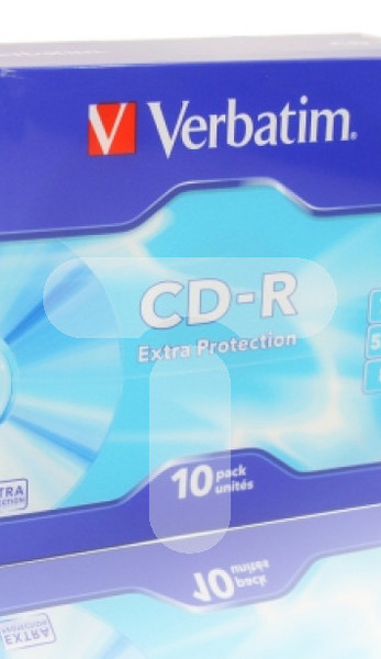 Verbatim CD-R 52x 700MB 10p slim case DataLife,Extra Protection, bez nadruku