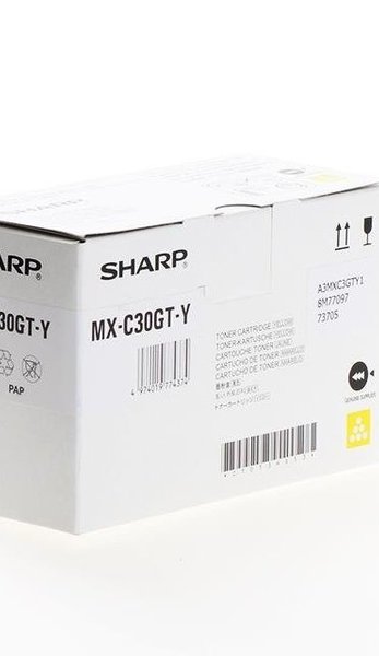 Sharp Toner MX-C30GTY Yellow 6K 
