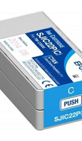 Epson Tusz SJIC22PC C33S020602 Cyan 33ml