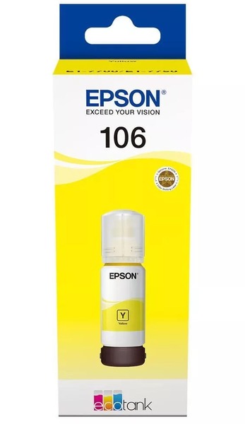 Epson Tusz EcoTank ET-7700, 106 Yellow 70ml
