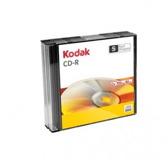 Płyta CD-R 700MB Kodak slim (5szt) 3936229