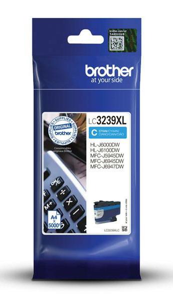 Brother Tusz LC3239XLC Cyan 5K 