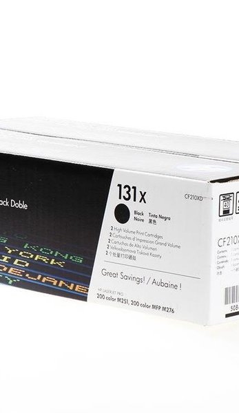 HP Toner nr 131X CF210XD Black 2pack 