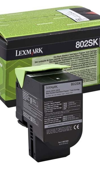 Lexmark Toner 80C2SK0 Black 2,5K 