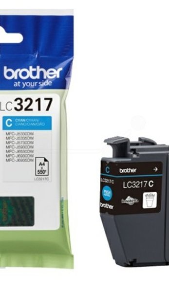 Brother Tusz LC3217C Cyan 0,55K 