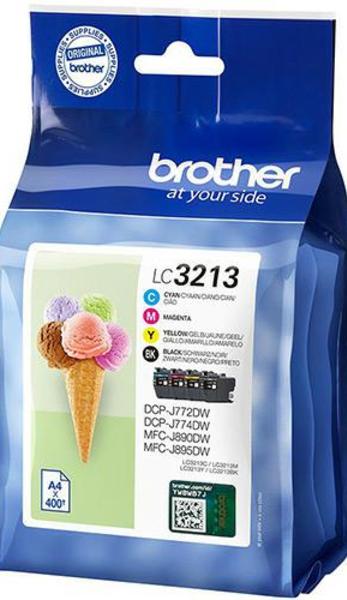 Brother Tusz  LC3213VAL CMYK 4pack 4 x 400ml
