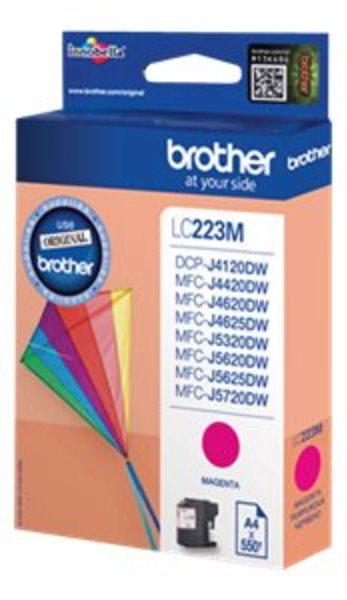 Brother Tusz LC223M Magenta 550str 