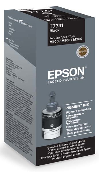 Epson Tusz  WorkForce M100 T7741 Black 140ml seria M