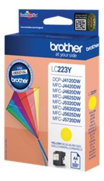 Brother Tusz LC223Y Yellow 550str 