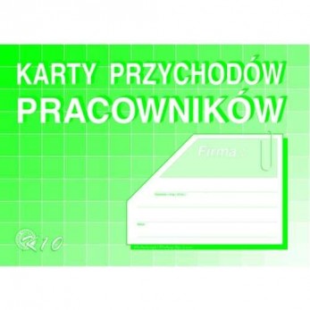 Druk karty przychodów pracowników