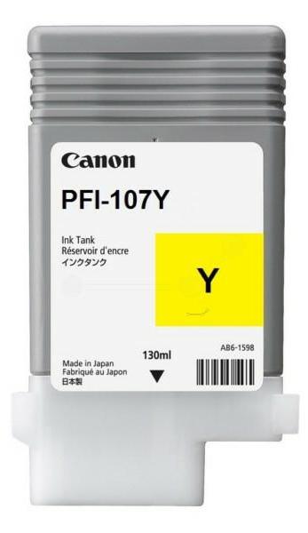 Canon Tusz PFI107Y Yellow 130 ml 