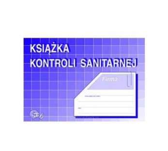 Druk książka kontroli sanitarnej