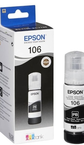 Epson Tusz EcoTank ET-7700, 106 Black 70ml