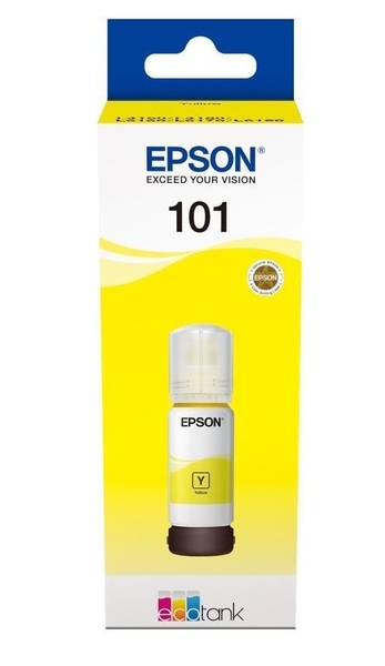 Epson Tusz 101, EcoTank L6160/6170  Yellow, 70ml