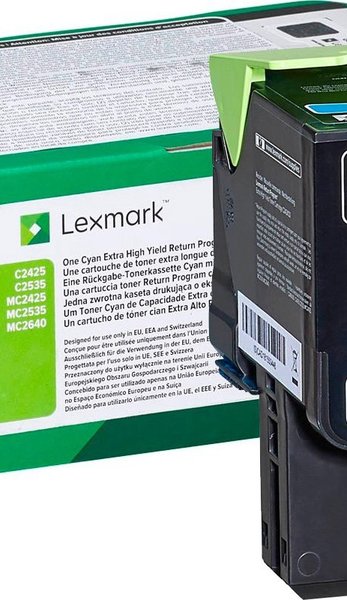 Lexmark Toner C242XC0 Cyan 3,5K zwrotny