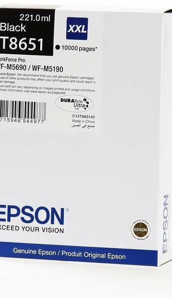 Epson Tusz WF M5690D T8651 XXL Black 221ml