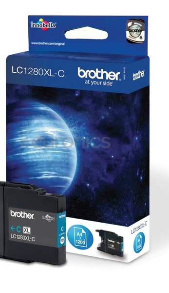 Brother Tusz LC1280XL Cyan 1200 stron 