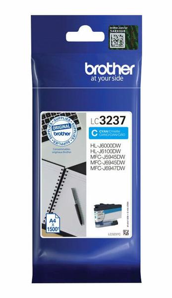 Brother Tusz LC3237C Cyan 1,5K 