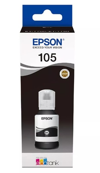 Epson Tusz EcoTank ET-7700, 105 Black 140ml
