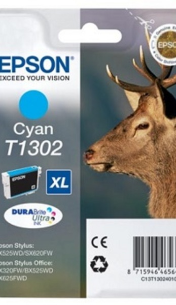 Epson Tusz SX525/620 T1302 Cyan 10,1ml