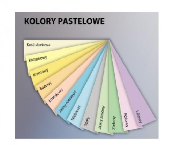 Papier ksero kolor Emerson A4 80g kolory pastelowe