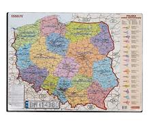 Podkład na biurko z mapą Polski Esselte