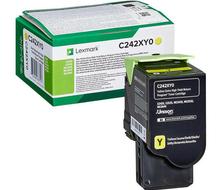 Lexmark Toner C242XY0 Yellow 3,5K zwrotny