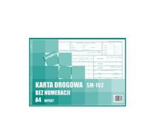 Druk karta drogowa A4