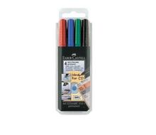 Marker MULTIMARK z gumką S 0,4mm etui 4 szt