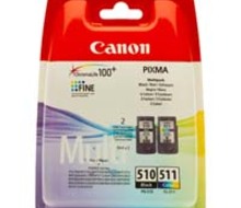 Canon Tusz PG-510/CL511 Black/Kolor 9ml Black - 220s, 9 ml, Color - 244s, 9 ml