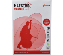Papier ksero A4 Maestro Standard Plus 80 80g Białość 161 klasa B 300 ryz na palec