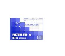Druk faktura VAT A5