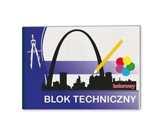 Blok techniczny A4 kolorowy