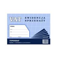 Druk ewidencja sprzedaży VAT A4